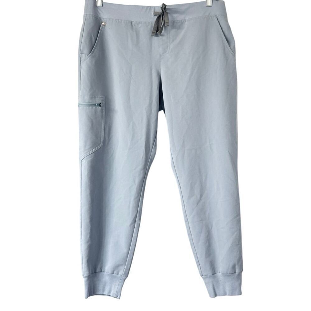 Figs Zamora Joggers Scrub Pants Womens Size XL/P Light Blue - Picture 1 of 7